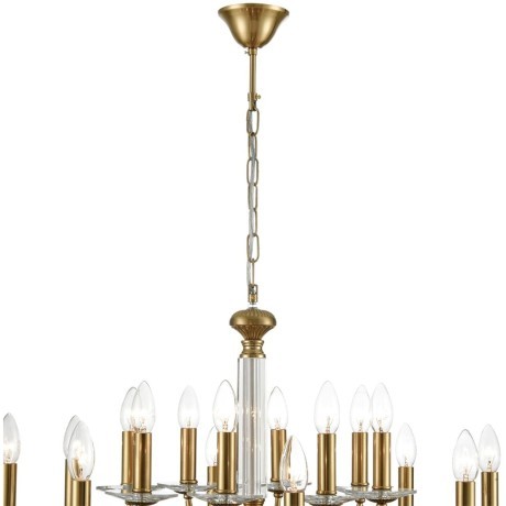 8033/16 CLASSI LN24 медь, металл/стекло Люстра подвесная Е14 16*40W 220V INCANTO