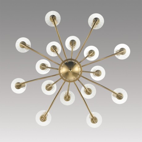 8033/16 CLASSI LN24 медь, металл/стекло Люстра подвесная Е14 16*40W 220V INCANTO