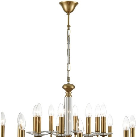 8033/16 CLASSI LN24 медь, металл/стекло Люстра подвесная Е14 16*40W 220V INCANTO