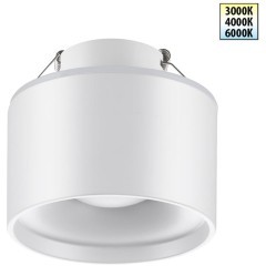Встраиваемый светильник Novotech 358961 Giro светодиодный LED 12W вниз + 3W вверхW