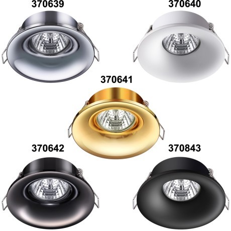 Встраиваемый светильник IP20 GU10 50W 220V Novotech METIS 370642