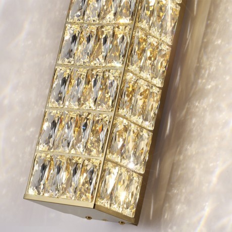 4926/9WL L-VISION ODL24 481 золото/металл/хрусталь Настенный светильник LED 9W 4000K 508Лм PANTA