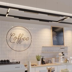 359949 Трековый светодиодный линейный SMART светильник 220В, 18Вт, 3000-6000К, 1170Лм, CRI90 пульт ДУ/Tuya Smart Life/Алиса Novotech VECTOR