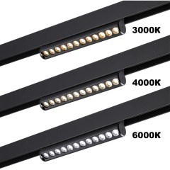 359949 Трековый светодиодный линейный SMART светильник 220В, 18Вт, 3000-6000К, 1170Лм, CRI90 пульт ДУ/Tuya Smart Life/Алиса Novotech VECTOR