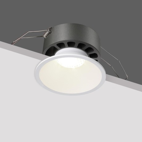 359851 Белый встраиваемый светильник с перекл. цветовой темп. и антибликовым фильтром 12Вт 960Лм 2700;3200;4000К UGR19 CRI90 36° IP20 Novotech NOVA