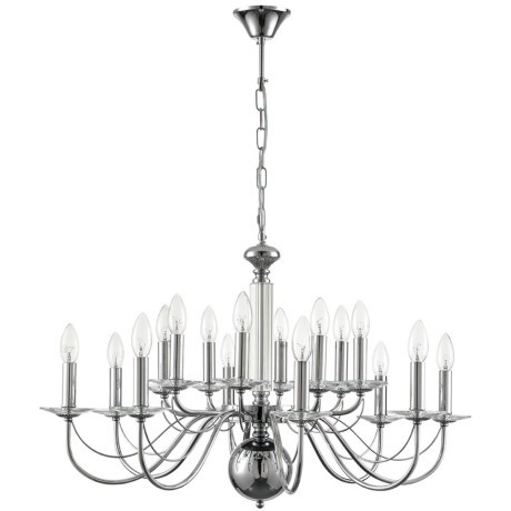 8034/16 CLASSI LN24 хром, металл/стекло Люстра подвесная Е14 16*40W 220V INCANTO