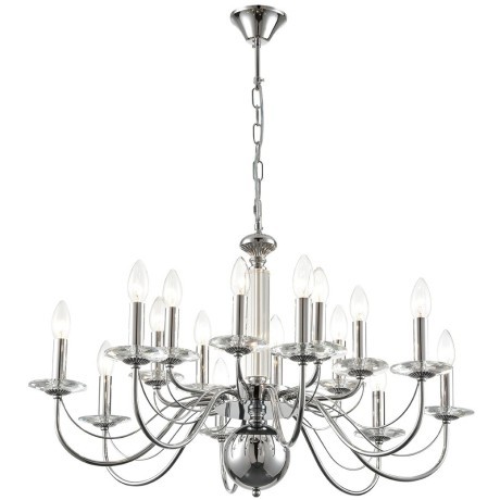 8034/16 CLASSI LN24 хром, металл/стекло Люстра подвесная Е14 16*40W 220V INCANTO