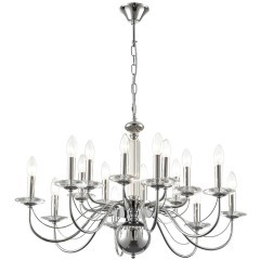 8034/16 CLASSI LN24 хром, металл/стекло Люстра подвесная Е14 16*40W 220V INCANTO