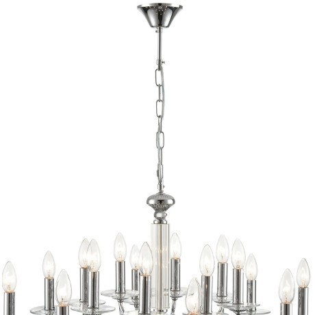 8034/16 CLASSI LN24 хром, металл/стекло Люстра подвесная Е14 16*40W 220V INCANTO