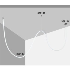 База для встраиваемого монтажа светильников 359128-359133 RAMO 359124