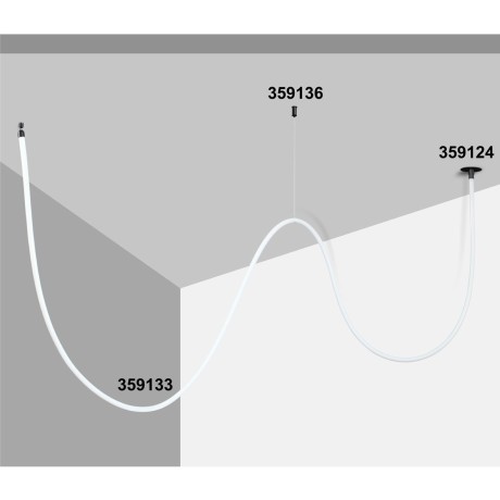 База для встраиваемого монтажа светильников 359128-359133 RAMO 359124