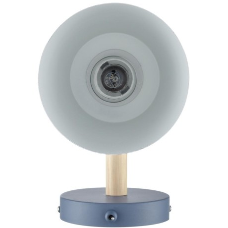 8098/1W MODERNI LN25 синий/синий металл, дерево/металл Бра Е27 1*60W 220V ROSALINA