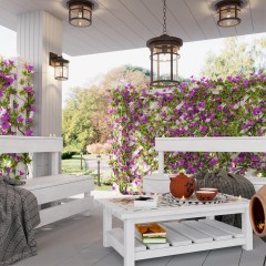 Уличный потолочный светильник Odeon Light 4044/1C VIRTA IP44 под лампу 1xE27 60W