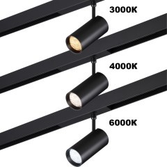 359957 Трековый светодиодный SMART светильник с антибликовым фильтром 220В, 12Вт, 3000-6000К, 780Лм, CRI90 пульт ДУ/Tuya Smart Life/Алиса Novotech VECTOR