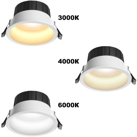 359559 Светильник встраиваемый Novotech WIR с переключателем цв. температуры IP44 LED Ra90 Lm4800 40W 220-240V 3000К\4000К\6000К CLARA