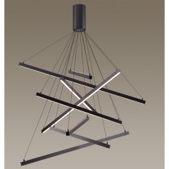 Люстра подвесная Odeon Light 3860/96B COMETA светодиодная LED 96W