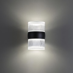 Светильник уличный настенный с переключателем цветовой температуры с влагозащитой IP65 Novotech и светоиодным LED модулем 8 Ватт 100-240V 2700К/3200К/4000К ESTIMA 359718