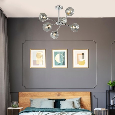 Люстра потолочная Lumion 4530/6C SANDRA под лампы 6xE27 6*60W