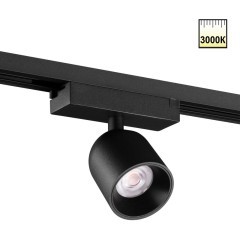 359803 Черный светодиодный однофазный двужильный трековый светильник 10Вт 882Лм 3000К 32° CRI≥90 180-265V IP20 Novotech SOLETTE