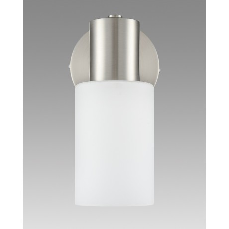 8099/1W COMFI LN25 никель/белый металл/стекло Бра Е14 1*40W 220V MAVE