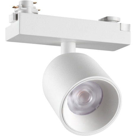 359810 Белый светодиодный однофазный трехжильный трековый светильник 10Вт 882Лм 4000К 32° CRI≥90 180-265V IP20 Novotech SOLETTE