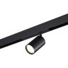 359965 Черный трековый светильник под сменную лампу GU10 макс 50W Novotech VECTOR