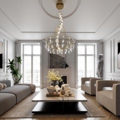 Люстра LED 51W Odeon Light FLAMENCO 7000/51L