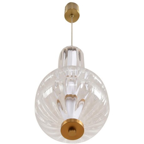 8325/28L Светодиодный подвесной светильник с прозрачным плафоном и бронзовым основанием 13Вт 617Лм 4000K CRI80 220V LUMION TAISHA