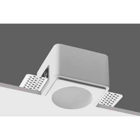 371011 Квадртаный встраиваемый в ГКЛ гипсовый светильник под покраску под лампу GU10 50W IP20 220-240V Novotech CAIL