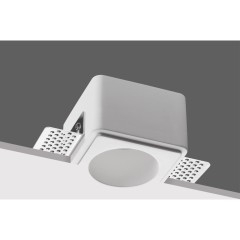 371011 Квадртаный встраиваемый в ГКЛ гипсовый светильник под покраску под лампу GU10 50W IP20 220-240V Novotech CAIL