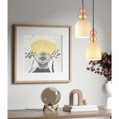 Подвесной светильник с 1 плафоном Lumion 4589/1B GILLIAN под лампу 1xE27 60W