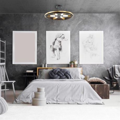 Люстра потолочная Lumion 4401/6C MAEVE под лампы 6xE27 6*60W