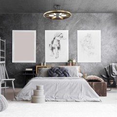 Люстра потолочная Lumion 4401/6C MAEVE под лампы 6xE27 6*60W