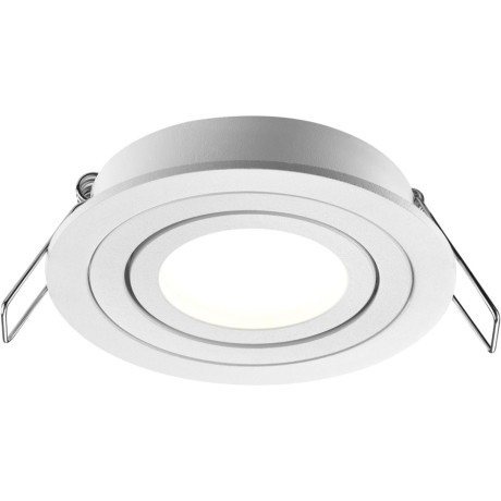 371017 Белый круглый встраиваемый светильник 92мм с поворотной лампой GU10 50W 220-240V IP20 Novotech MORUS