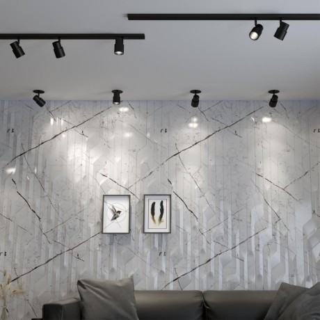 Однофазный двужильный трековый светильник Novotech 370926 MOLO под сменную лампу GU10