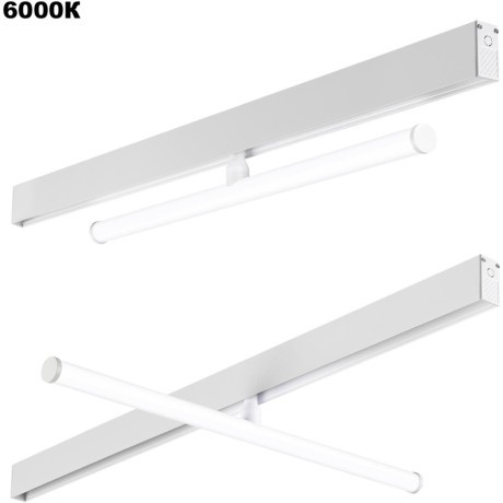 359447 Трековый светодиодный TUYA SMART светильник Novotech Flum CRI90+ 3000-6000К 960Лм 120° 12W Bluetooth Wi-Fi Алиса