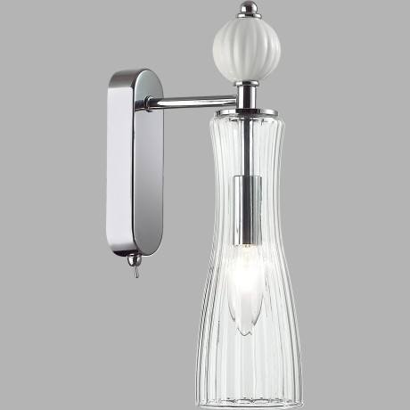 Бра с выключателем Е14 1*40W Lumion EMILY 8268/1W