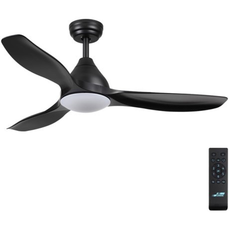 7701/24L VIVA LED SN24 Люстра-вентилятор черный LED 24Вт 3000-6000K D1220 пульт ДУ STORM