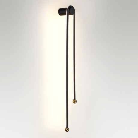 6633/18WL HIGHTECH ODL24 металл/черный/акрил Настенный светильник IP20 LED 18W 3000K 220V MEMFI