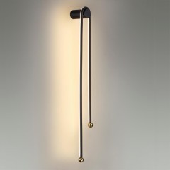 6633/18WL HIGHTECH ODL24 металл/черный/акрил Настенный светильник IP20 LED 18W 3000K 220V MEMFI