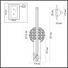 Настенный светильник LED 13W 3000K 1737Лм Odeon Light STREKOZA 5413/13WL