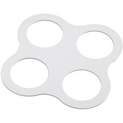 357921 SPOT NT19 225 белый Рамка декоративная к артикулам 357585-357587, 357589, 357909-357910 METIS