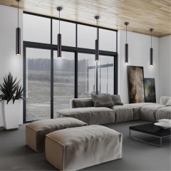 Подвесной светильник цилиндр Novotech 370622 PIPE под лампу 1xGU10 50W