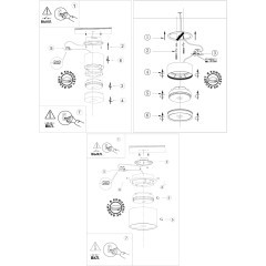 371030 Черный накладной светильник-цилиндр с прозрачным акриловым кольцом под лампу GX53 12Вт 220-240V IP20 Novotech GEM