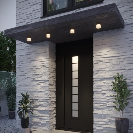 Светильник уличный потолочный с переключателем цветовой температуры и влагозащитой Novotech IP65 LED 12W 100-240V 2700К\3200К\4000К ESTIMA 359716