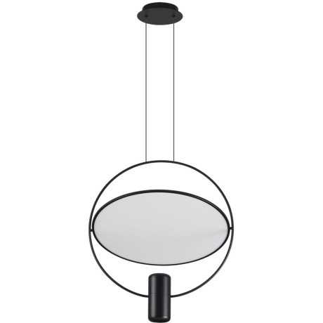7029/2L HIGHTECH ODL25  черный/бел матовый металл/акрил Подвесной светильник черный  поворотный 150°  IP20 LED GU10 2*7W ORBITE