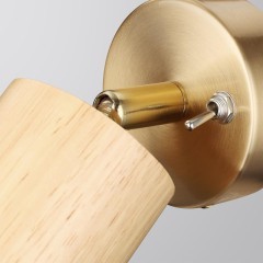 Настенный светильник с выкл. GU10 Odeon Light CAUCHO 7061/1W