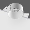 370995 Белый встраиваемый безрамочный круглый спот для ГКЛ потолков (с механизмом Click Clack) лампа GU10 Novotech NIMBUS WIR