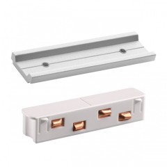 Соединитель питания прямой с планкой для накладных шин Novotech Flum 135163