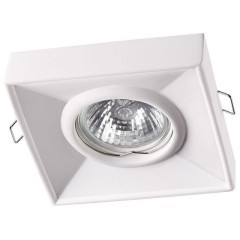 Гипсовый светильник под покраску Novotech 370493 YESO под лампу 1xGU10 50W